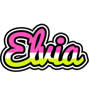 Elvia candies logo