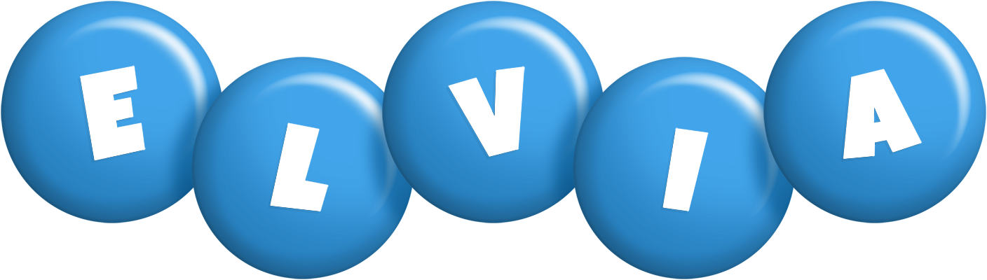 Elvia candy-blue logo
