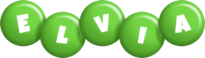 Elvia candy-green logo