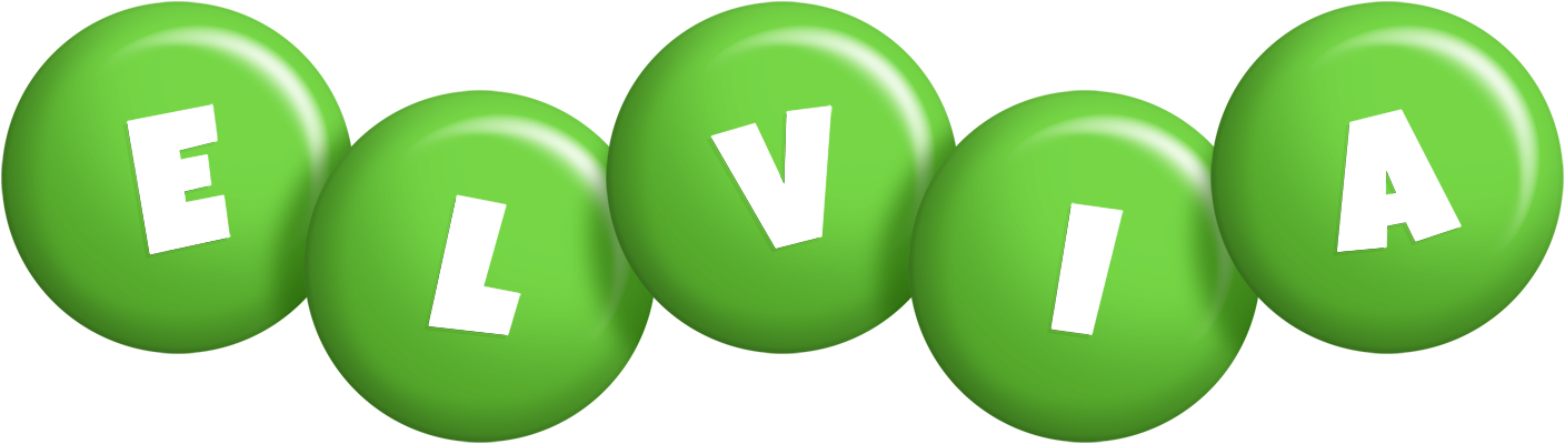 Elvia candy-green logo