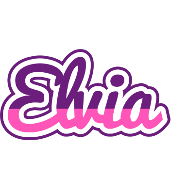 Elvia cheerful logo