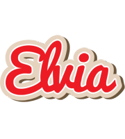 Elvia chocolate logo