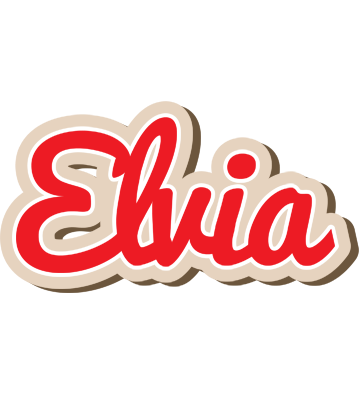 Elvia chocolate logo