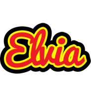 Elvia fireman logo