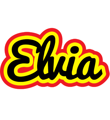 Elvia flaming logo