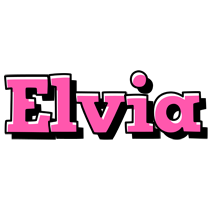 Elvia girlish logo