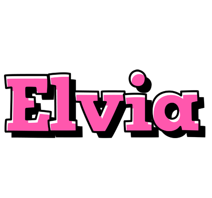 Elvia girlish logo