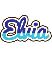 Elvia raining logo