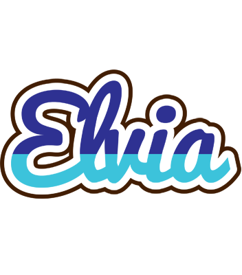 Elvia raining logo