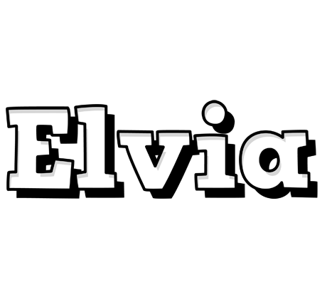Elvia snowing logo