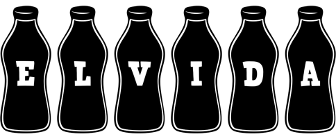 Elvida bottle logo