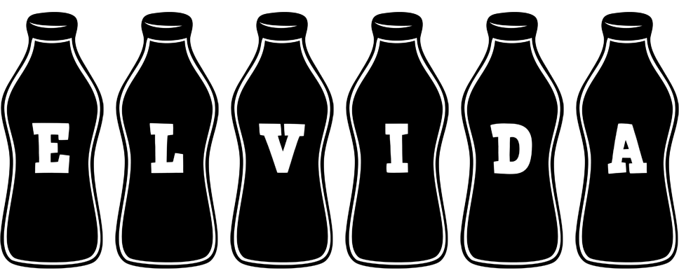 Elvida bottle logo