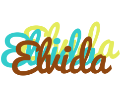 Elvida cupcake logo