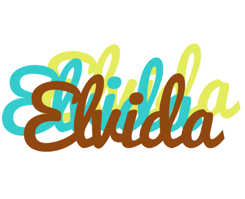 Elvida cupcake logo