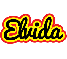 Elvida flaming logo