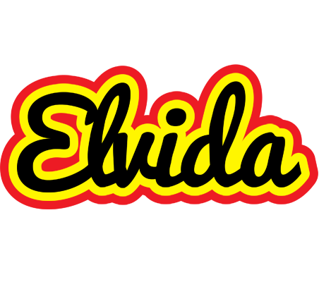 Elvida flaming logo