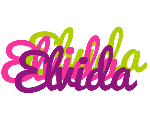 Elvida flowers logo