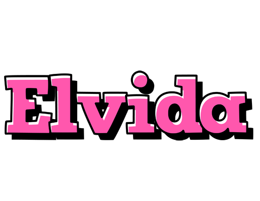 Elvida girlish logo