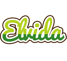 Elvida golfing logo