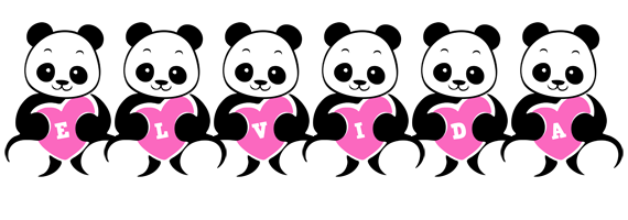 Elvida love-panda logo