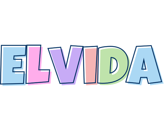 Elvida pastel logo
