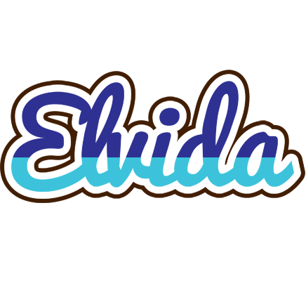 Elvida raining logo