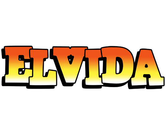 Elvida sunset logo