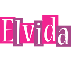 Elvida whine logo