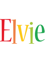 Elvie birthday logo