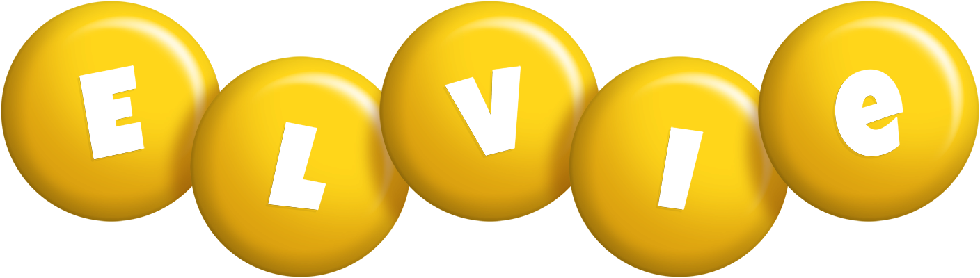 Elvie candy-yellow logo