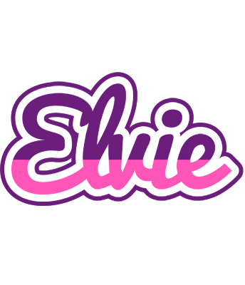 Elvie cheerful logo