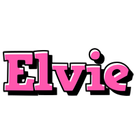 Elvie girlish logo