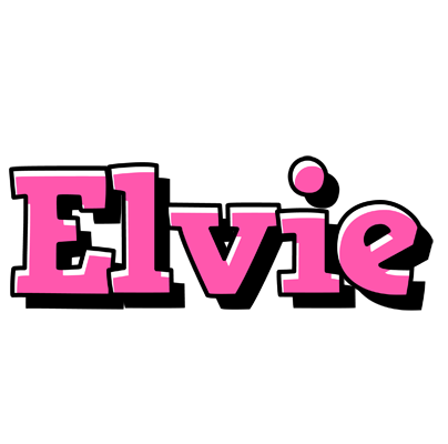 Elvie girlish logo