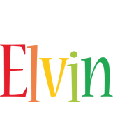 Elvin birthday logo