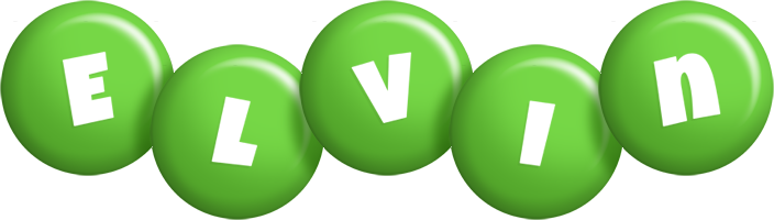 Elvin candy-green logo