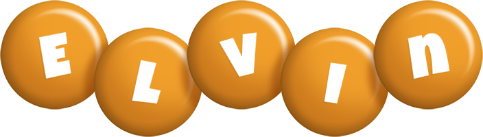 Elvin candy-orange logo
