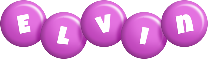 Elvin candy-purple logo