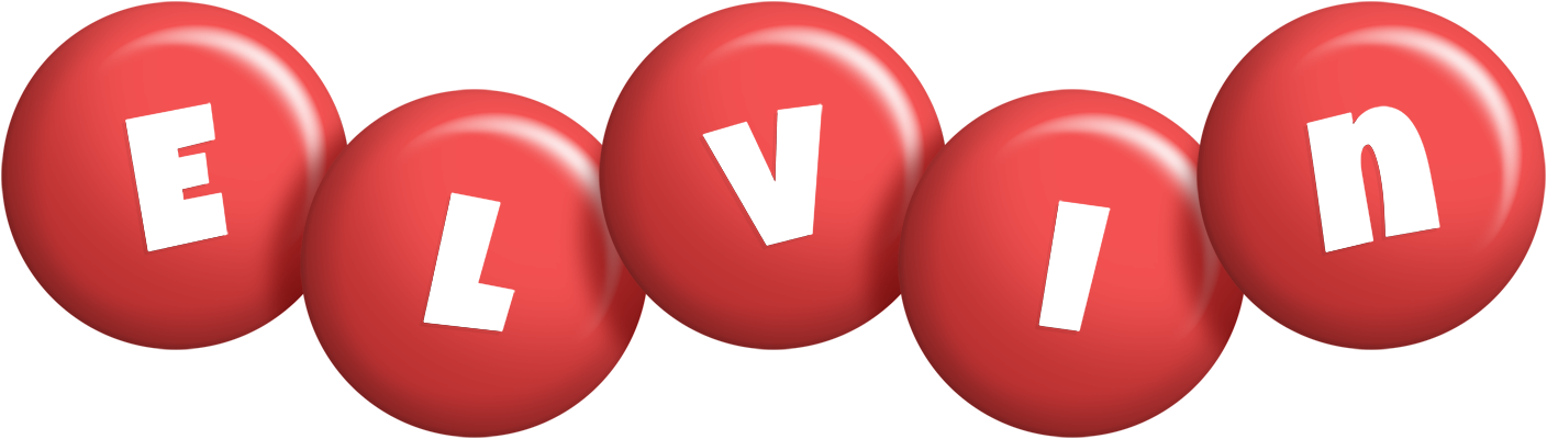 Elvin candy-red logo