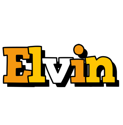 Elvin cartoon logo