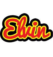 Elvin fireman logo