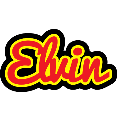 Elvin fireman logo