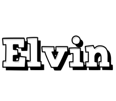 Elvin snowing logo