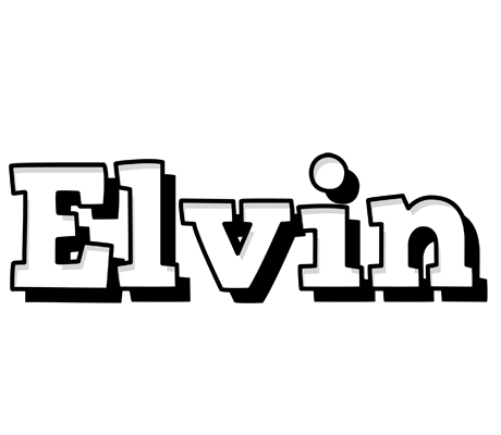 Elvin snowing logo
