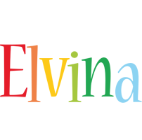 Elvina birthday logo