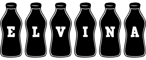 Elvina bottle logo