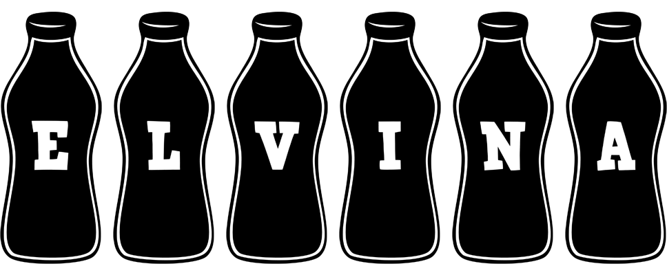 Elvina bottle logo