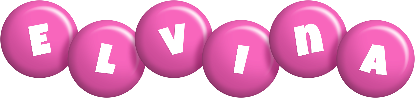 Elvina candy-pink logo