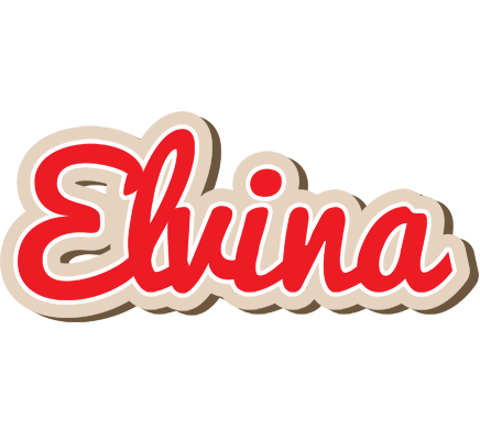 Elvina chocolate logo