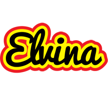 Elvina flaming logo