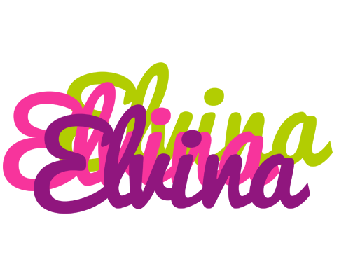 Elvina flowers logo